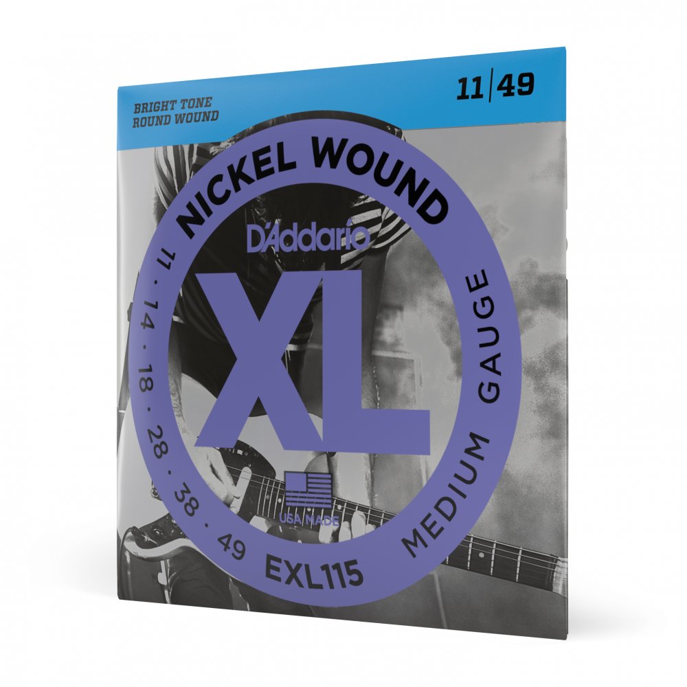 D'Addario EXL115 Nickel Wound, Blues-Jazz Rock