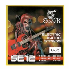 Struny pojedyncze do gitary elektrycznej SPOCK 0.16/G-3rd/SE12