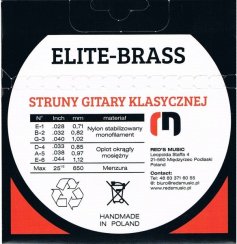 REDS MUSIC ELITE-BRAS - struny na klasickú gitaru