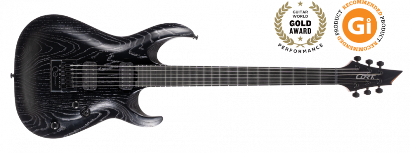 Cort-KX700 Evertune OPBK W/BAG - gitara elektryczna z futrałem