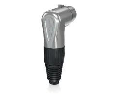 Behringer X3FR-SR XLR úhlový 3-pin ženský, stříbrný