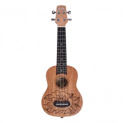 Laila UFG-2111-A FLOWERS - ukulele sopranowe