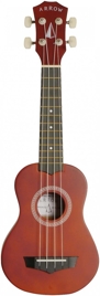 Arrow PB10 NT Soprano Natural Dark Top - sopránové ukulele s puzdrom
