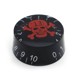 Kera Audio GLP0110 - Gałka do gitary Czarny/Czerwony