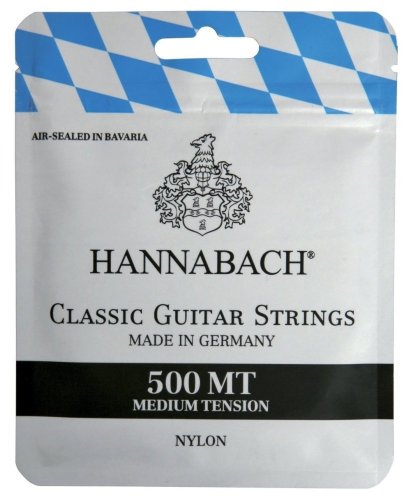Hannabach 500 MT Set - Struny do gitary klasycznej medium tension
