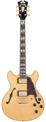 D’Angelico Deluxe Mini DC Satin Honey - elektrická kytara