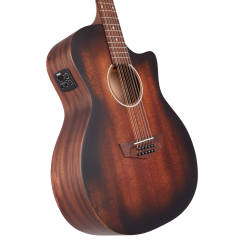 D'angelico Premier Fulton LS Aged Mahogany - gitara akustyczna 12-strunowa