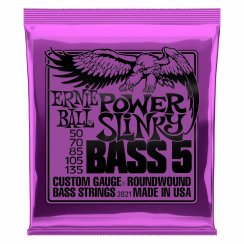 Ernie Ball 2821 Power Slinky Bass 50-135 - Struny pre 5strunovú basgitaru