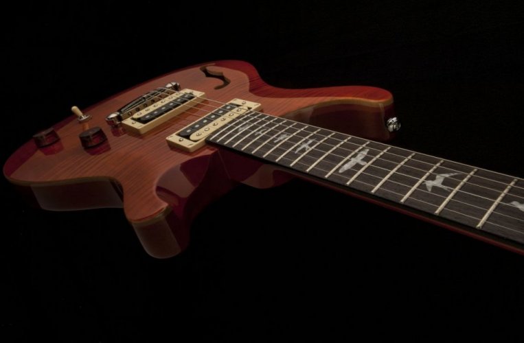 PRS SE Custom 22 Semi-Hollow OR - Elektrická kytara