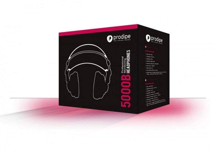 Prodipe 5000B - profesjonalne słuchawki studyjne