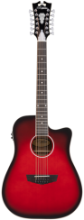 D'angelico Premier Bowery 12 LS Cherry Burst - gitara elektroakustyczna 12-strunowa