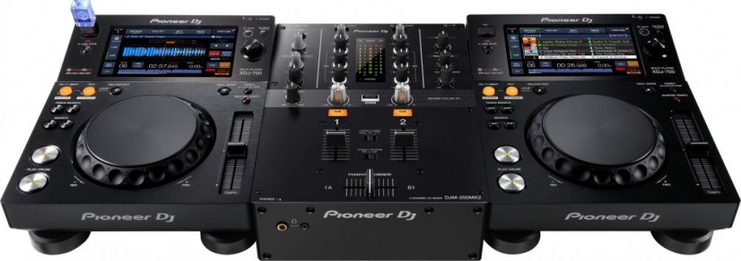 Pioneer DJ DJM-250MK2 - dvojkanálový mixážny pult