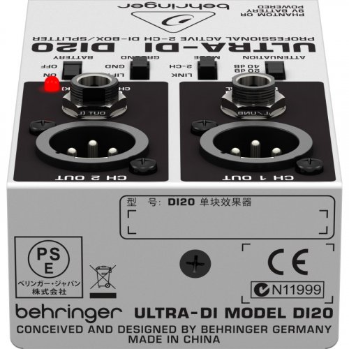 Behringer DI20 - aktivní DI-box