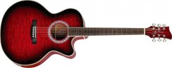 Jay Turser JTA 424 QCET (RSB) - elektroakustická gitara
