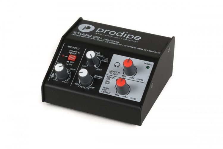 Prodipe Studio 22+ - externá zvuková karta