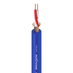 Kabel mikrofonowy Roxtone MC002-100m-BL