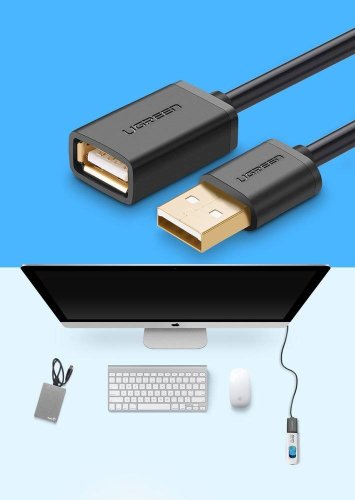 Ugreen - Predlžovací kábel USB (samica) - USB (samec) - 2 m