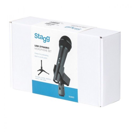 Stagg SUM20 - dynamický USB mikrofón