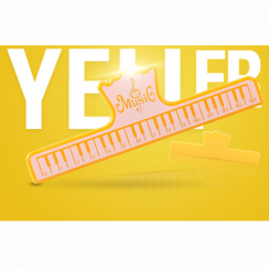 Kera Audio CLIP PIANO - Klip na noty - žltý