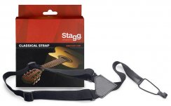 Stagg SNCL001-BK - regulowany pasek do gitary/uke