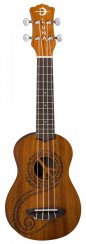 Luna Uke Maluhia Peace Soprano - Sopránové ukulele