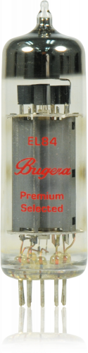 Bugera EL84-4 - Sada elektrónok do lampového zosilňovača - 4 ks.