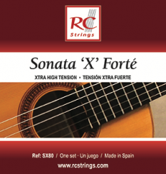 Royal Classics SX80 Sonata 'X' Forté - Struny pro klasickou kytaru