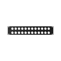 Roxtone RACK2U24 - Patch panel pustý RACK 19" 2U na 24 zásuvek typu D