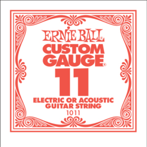 Ernie Ball EB 1011 - pojedyncza struna do gitary elektrycznej .011