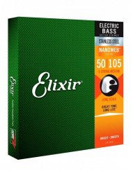 Elixir 14702 Medium 50-105 Long Scale - Struny pre basgitaru