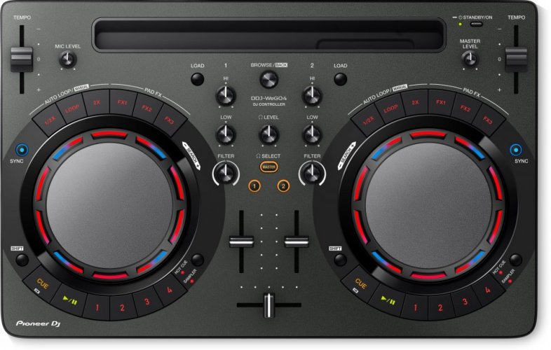 Pioneer DJ DDJ-WeGO 4 - DJ kontrolér (čierny)