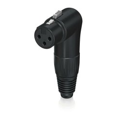 Behringer X3FR-BK XLR úhlový 3-pinový samice, černý