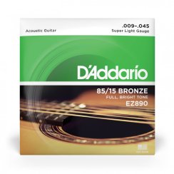 D'Addario EZ890 - struny pro akustickou kytaru, Super Light, 9-45