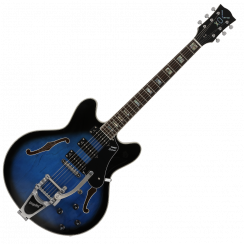 VOX Bobcat S66 Bigsby SBL - Elektrická gitara