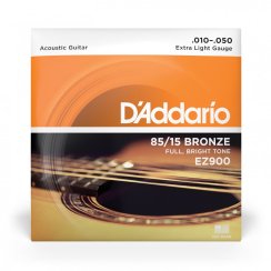 D'Addario EZ900 - struny pre akustickú gitaru Extra Light, 10-50
