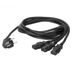 Sommer KGWB3-0180-SW - napájecí kabel IEC 1,8m, trojitý