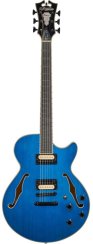 D'Angelico Premier SS Blue Fabrizio Sotti Signature - elektrická kytara