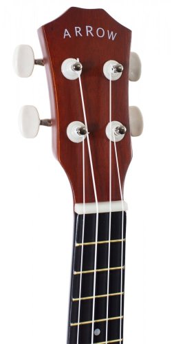 Arrow PB10 NT Soprano Natural Dark Top *SET* - sopránové ukulele so sadou príslušenstva
