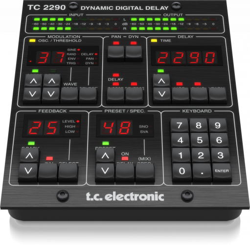 TC Electronic TC2290-DT - Efektový procesor s efektem typu delay