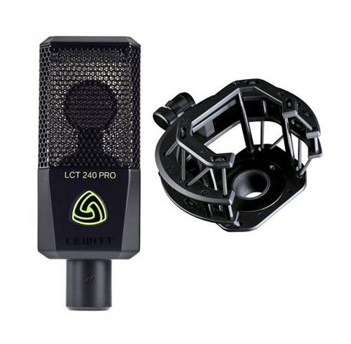 Lewitt LCT 240 PRO Black - Kondenzátorový mikrofon + odpružený držák SADA
