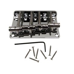 Kera Audio M-ST-0213 - Mostek do basové kytary 4 struny, Stříbrný