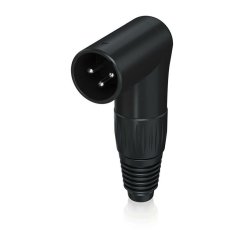Behringer X3MR-BK XLR úhlový 3-pinový mužský, černý