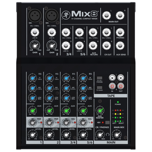 Mackie MIX 8 - Kompaktní mixážní pult