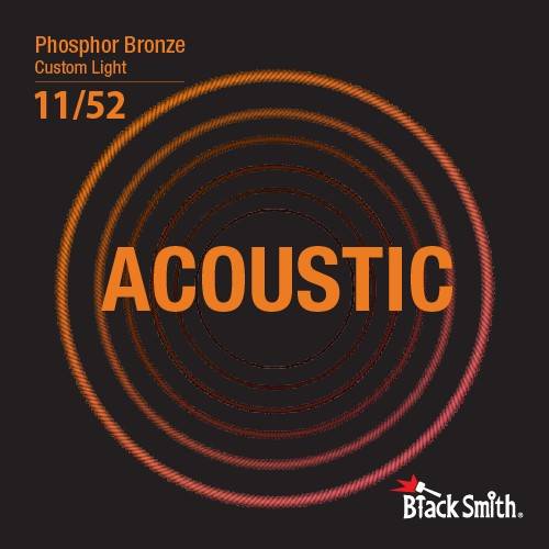 BlackSmith PB-1152 Custom Light - struny pro akustickou kytaru
