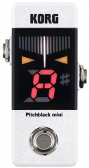 Korg PITCHBLACK mini WH - Tuner gitarowy podłogowy