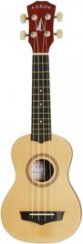 Arrow PB10 NA Soprano Natural Bright Top - sopránové ukulele s pouzdrem