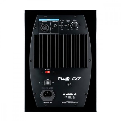 Fluid Audio CX7 - aktívny štúdiový monitor (čierny)