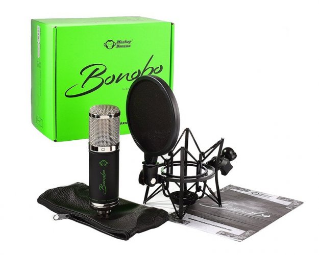Monkey Banana Bonobo - studiový mikrofon (černý)