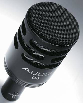 Audix D6 - mikrofon pro basový buben