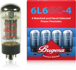 Bugera 6L6GC-4 - Sada elektronek do lampového zesilovače - 4 ks.